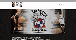 Desktop Screenshot of mmadragonsden.com